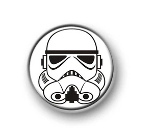 "STORM TROOPER / 1"" / 25 mm botón de pin / insignia / Star Wars / Fuerza / Jedi / Vader - Imagen 1 de 2