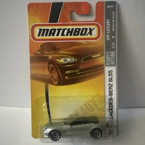2008 Matchbox MERCEDES BENZ SL55 VIP Luxury Silver New Sealed - Picture 1 of 3