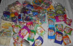 43 Vintage McDonalds Happy Meal Toys Hot Wheels - Barbie Sealed - Picture 1 of 10