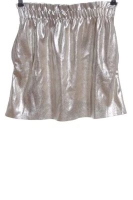 ZARA Minifalda Mujeres Falda Talla EU 36 color plata elegante - Imagen 1 de 4