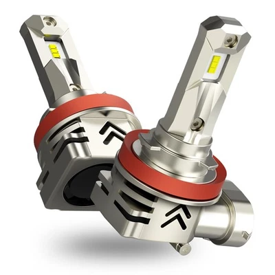 Kit de conversión de faros LED H8 H9 H11 blanco de haz bajo 6000K súper brillante T Foto 1 de 4