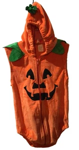 NWOT Pumpkin Hooded Halloween Costume for Kid One Size fits most - Picture 1 of 4