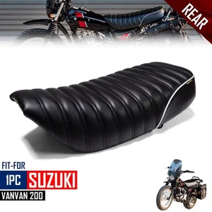 SEAT COVER SEATS SADDLE ASSY CUSTOM BLACK FOR SUZUKI VANVAN 200 2022 - Picture 1 of 12