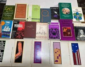 Lot of 19 Vintage Paperback Books Composition Rhetoric Faust Goethe Thoreau - Picture 1 of 12