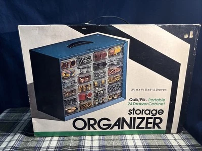 Akro-Mils Quick Pik 24 Drawer Storage Organizer NOS VTG. Y2 - Image 1 of 4