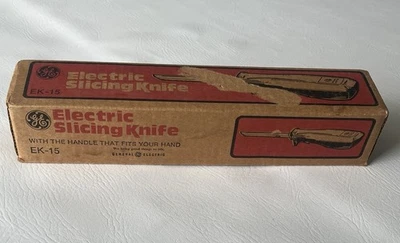 Cuchillo Cortador Eléctrico Personalizado GE General Electric De Colección En Caja Probado D5ek15 Foto 1 de 4