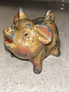 Hucha de metal fundido vintage - Imagen 1 de 12