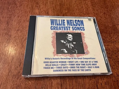 Willie Nelson ‎– Greatest Songs (CURB RECORDS 1990) New Sealed READ - Image 1 of 4