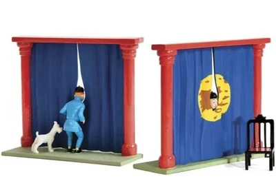 Moulinsart, Pixi- Scène -Tintin, salle d opium, Lotus Bleu-Coffret et certificat - Photo 1/4