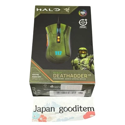 Razer DeathAdder V2 Gaming Mouse HALO Infinite Edition Right Hand Ergonomic - Image 1 of 4
