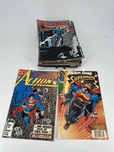 Lote de 34 cómics de acción de Superman de 585-958 en su mayoría en 600-800 - Imagen 1 de 11