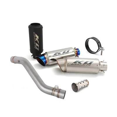 For Kawasaki Ninja ZX6R ZX636 2024-2026 Mid System Exhaust Pipe Link Muffler Tip - image 1 of 4