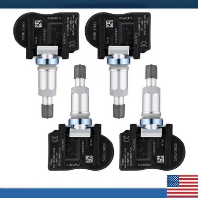 Sensor de presión de neumáticos para Hyundai Kia 315MHz 52933-1M000 NUEVO 4 piezas Juego de 4 */L Foto 1 de 4