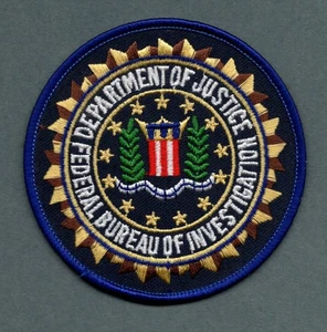 Parche de policía de la Oficina Federal de Investigaciones del Departamento de Justicia - Imagen 1 de 4