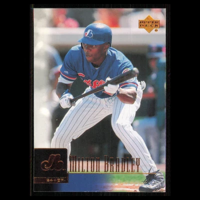 Tarjeta de béisbol Milton Bradley #198 2001 Upper Deck Montreal Expos MLB casi nueva Foto 1 de 3