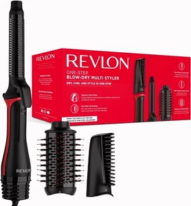 Revlon Blow Dry Volumiser One Step Plus Multi Styler Enchufe Completo UE - Imagen 1 de 9