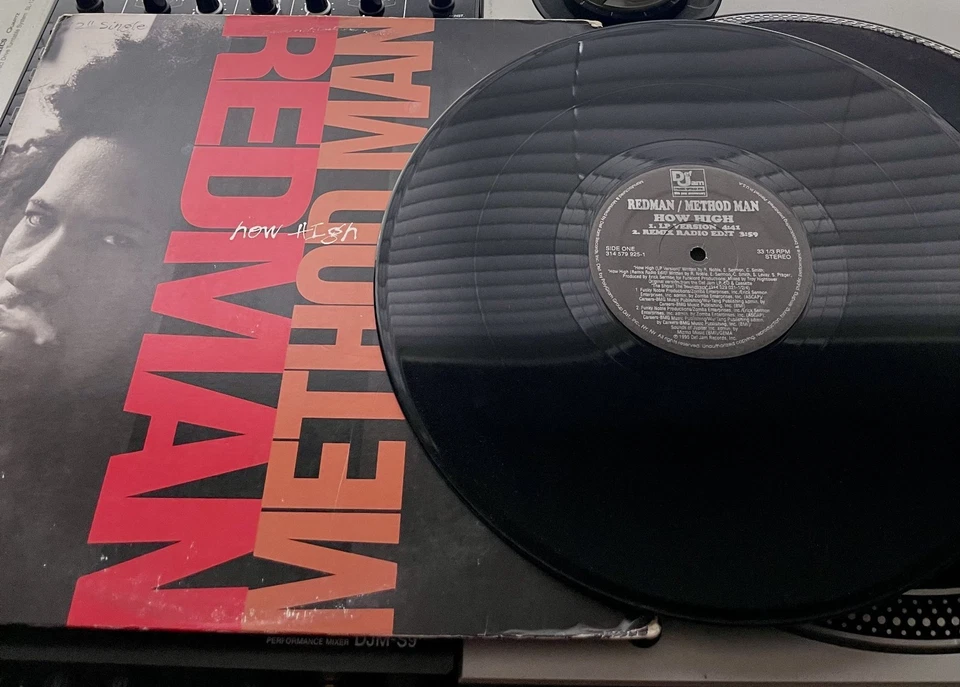 Redman & Method Man - How High OG 1995 Press 12" PROMO In Picture Cover VG+/VG- - Image 1 of 4