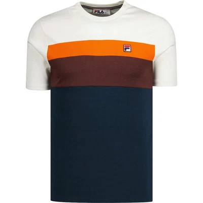 FILA LEARY CREW DARK/TEAL BROWN-STONEMADARIN ORANGE/EGRET - Image 1 of 3