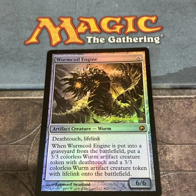 Foil Wurmcoil Engine Scars of Mirrodin MTG NM Estate Collection TCG - Image 1 of 4