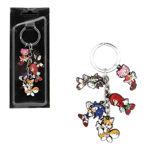 Nuevo Sonic Tails Knuckles Shadow Amy Set SONIC THE HEDGEHOG 1 en 5 piezas Llavero - Imagen 1 de 3