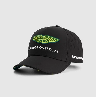 F1 Aston Martin Formula One Team curved brim men's adjustable baseball cap hat - Image 1 of 4