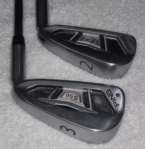 PING S56 2 & 3 Irons KBS Tour FST X Flex Shafts (39.5in & 39in) RH Purple Dot - Picture 1 of 10