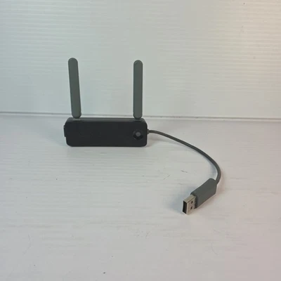 Adaptador de red inalámbrico N doble antena 1398 negro Microsoft Xbox 360 - probado Foto 1 de 3