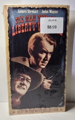 RARE 1962 The Man Who Shot Liberty Valance VHS Film NEW & FACTORY SEALED  - Image 1 of 2
