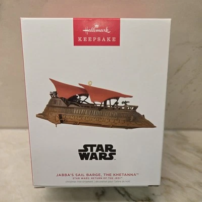 Hallmark Keepsake Star Wars Ornament 2023 Magic Jabbas Sail Barge The Khetanna