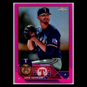 2023 Topps Chrome Update - #USC76 Jake Odorizzi Pink Refractor - Texas Rangers - Picture 1 of 2