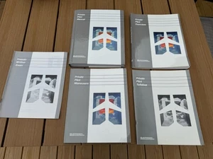 5x Private Pilot Books (Manual/Syllabus/Exercises/+2) - Jeppesen 1991 BM SW - Picture 1 of 8