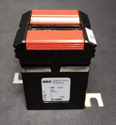 Transformador de corriente de tubo MBS Ag - ASR 21,5 100 amperios 100:1 5 VA 21 mm de diámetro Foto 1 de 4