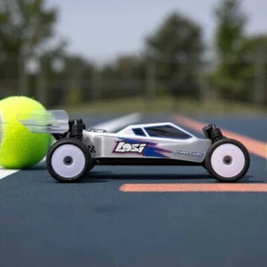LOS00007T2 Losi 1/24 Silver Micro-B 2WD Buggy 1/24 Micro-B 2S 2WD RTR Race Buggy - Picture 1 of 2
