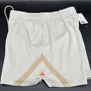 adidas Basketball Shorts Womens Large Loose Fit Gym Training Aluminum Tan Size S - Picture 1 of 4