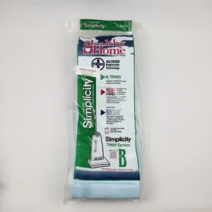 Simplicity Type "B" 7000 Series Vacuum Bags by Healthy Home 12 Bags S7-12 - Picture 1 of 8