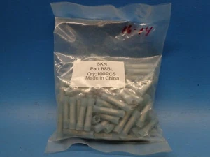 (100) B8BL SKN Nylon Insulated Butt Connectors Crimp Wire Blue 16-14 AWG 600V - Picture 1 of 1