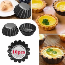 BUDINO TORTA ANTIADERENTE Cupcake Torta Stampo in acciaio al carbonio Coppa Muffin Stampo da forno