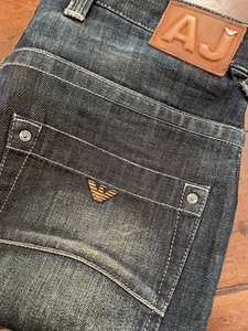 Giorgio Armani, blue jeans denim di cotone+elastan Colore blu dèlavè Taglia W34 - Imagen 1 de 16