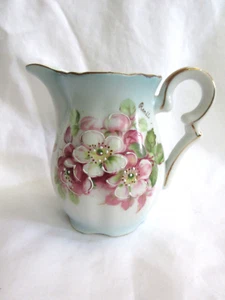 Kalk Porcelain Floral Creamer Hand Painted Marked 3.5" VGUC - Picture 1 of 9