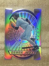 1996 Bowman's Best Derek Jeter Best Cuts Insert Refractor *** Light Surface Wear