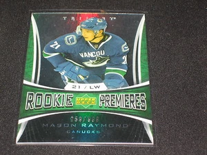 TARJETA DE HOCKEY MASON RAYMOND CANUCKS LEGEND DONRUSS AUTÉNTICA EDICIÓN LIMITADA/999 - Imagen 1 de 2