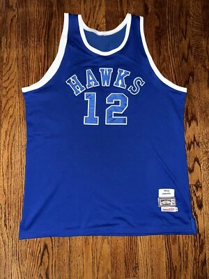 Mitchell & Ness 1954-55 Milwaukee Hawks Lewis Hitch Jersey 60 AUTHENTIC USA - Image 1 of 4