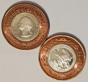 2012S Prueba 25c FGH RINCÓN PUERTO RICO Centavo de la Suerte Cubierta Moneda Ficha Ficha Ficha - Imagen 1 de 2