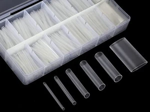 324 Pcs Clear Heat Shrink Tubing Assortment Cable Wrap Kit Transparent Tube Set - Picture 1 of 5