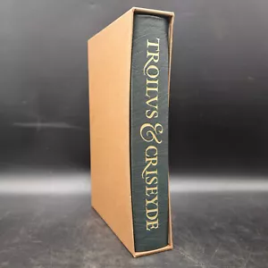 Folio Society 1990 Troilus & Criseyde Chaucer Hardcover Slipcase - Picture 1 of 16