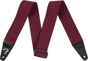 Genuine Fender WeighLess Stretch/Elastic Tweed Guitar Strap, Red Tweed - Picture 1 of 2