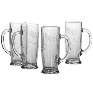 Princess House Heritage Bierkrüge 18 Unzen (6363) (4er Set) - NEU - Bild 1 von 2