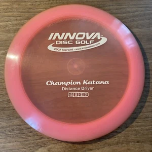 USED Innova Champion Katana 172g Pink White Stamp Distance Driver - Picture 1 of 5
