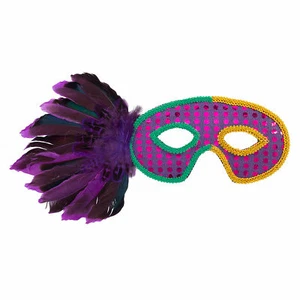 MARDI GRAS ELEGANT MASKS, Apparel Accessories, 12 Pieces - Picture 1 of 1