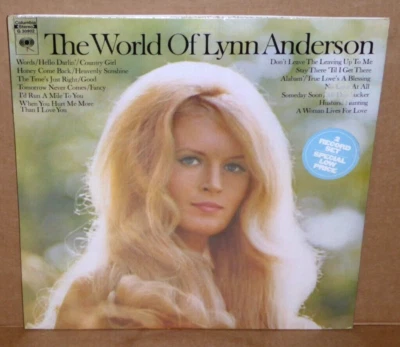The World of Lynn Anderson 2 Vinyl LP records set NEW SEALED - Image 1 of 2